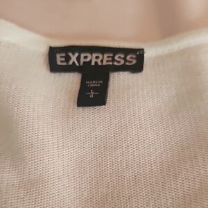 Express Ivory Knit Top